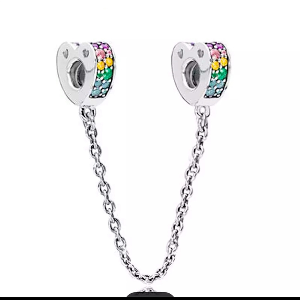 NewS925 Safety ChainFit Original Pandora Bracelet